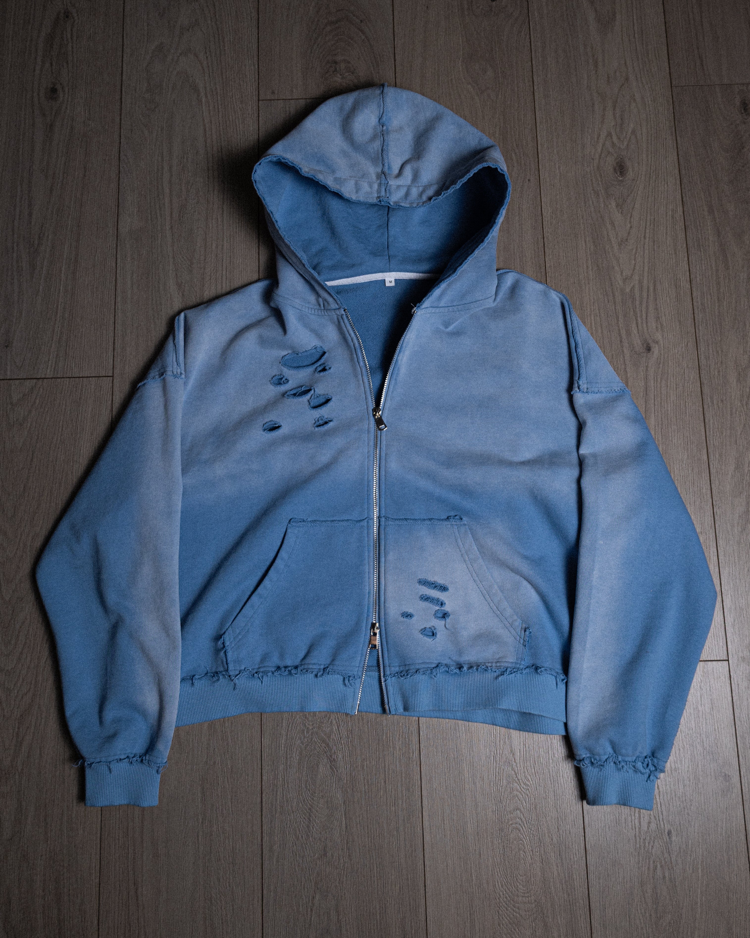 BLUE BURN ZIPUP