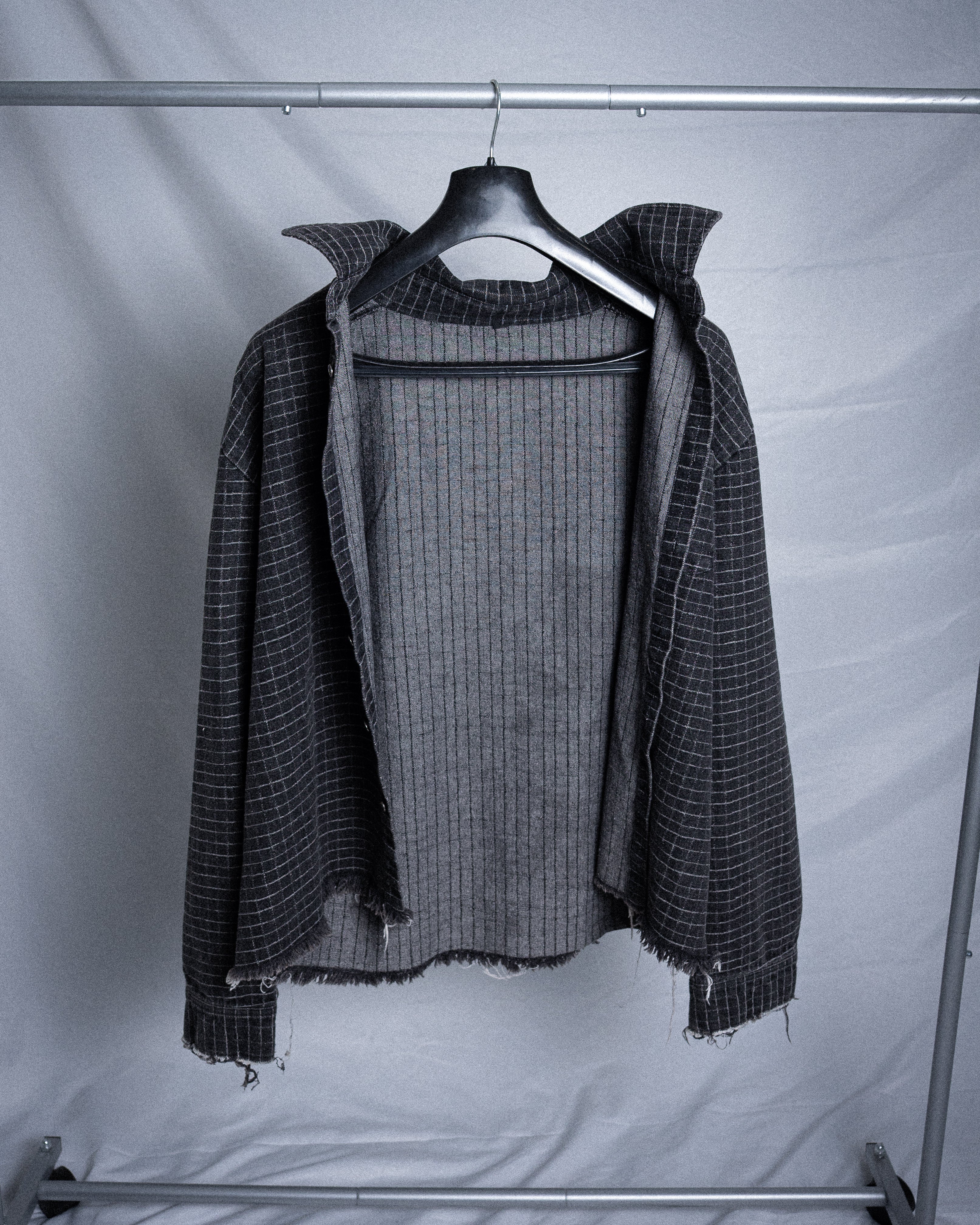 GRID VINTAGE DENIM TOP